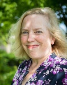 Portrait of Knowledge Translator, Nancy Savage.